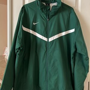 Green Nike Wind Breaker Jacket